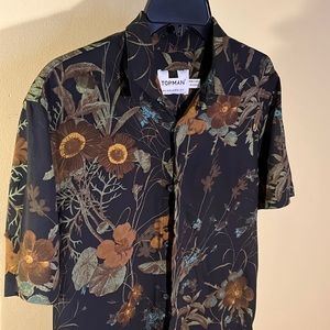 TOPMAN short sleeve button down shirt